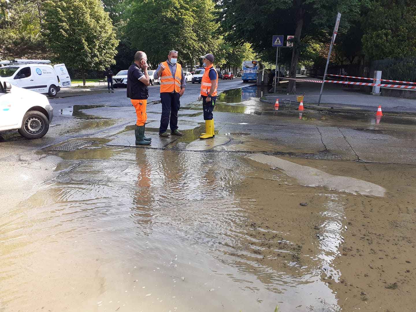 Si rompe una tubazione al quartiere Europa ad Alessandria: possibili disagi