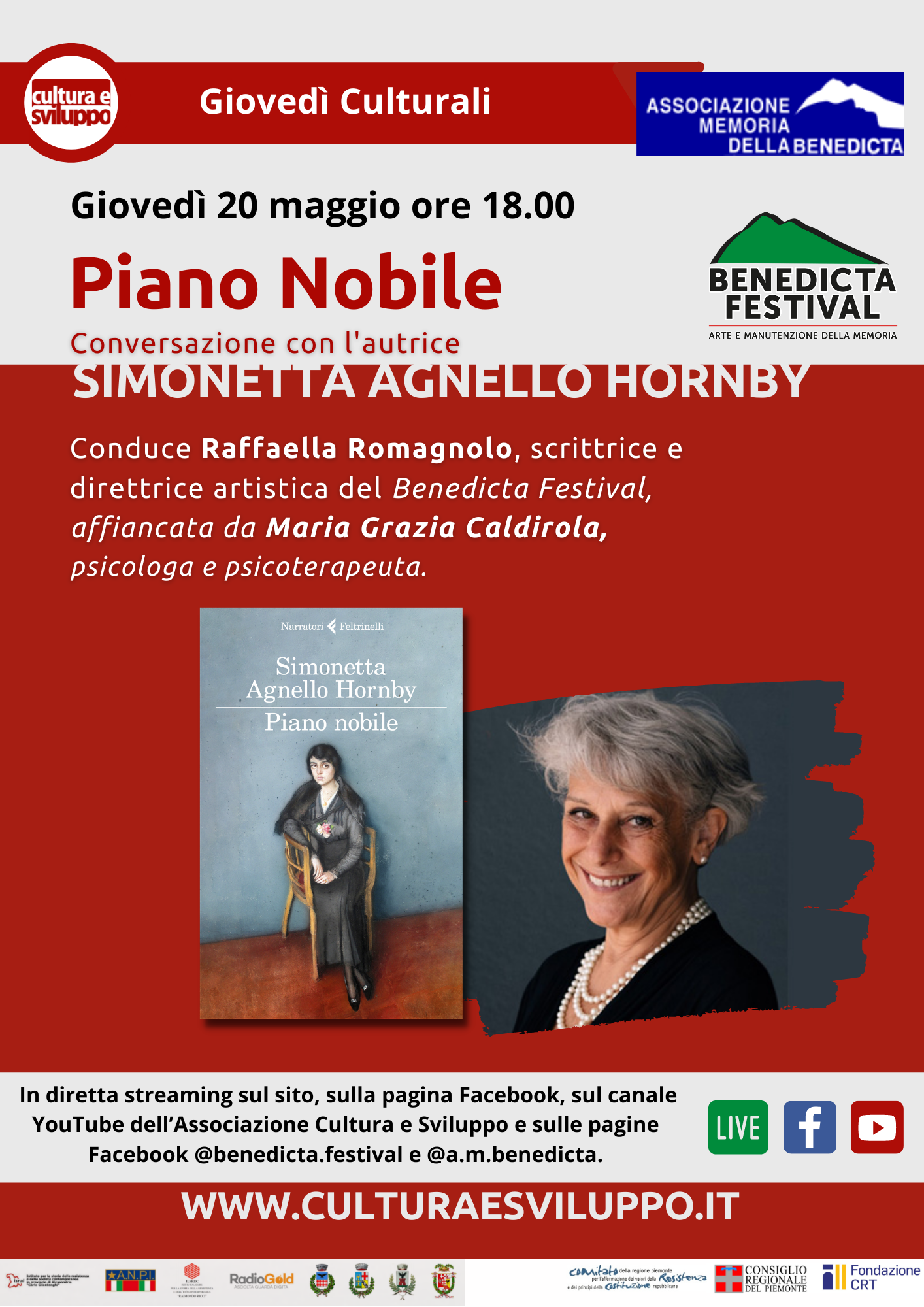 Al Benedicta Festival la scrittrice Simonetta Agnello Hornby