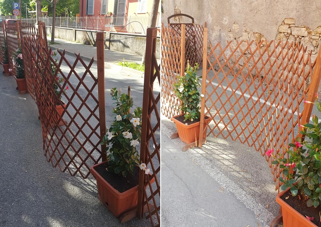Vandali sfondano la recinzione del dehor di un ristorante a Gavi: “Ma non è la prima volta che succede”