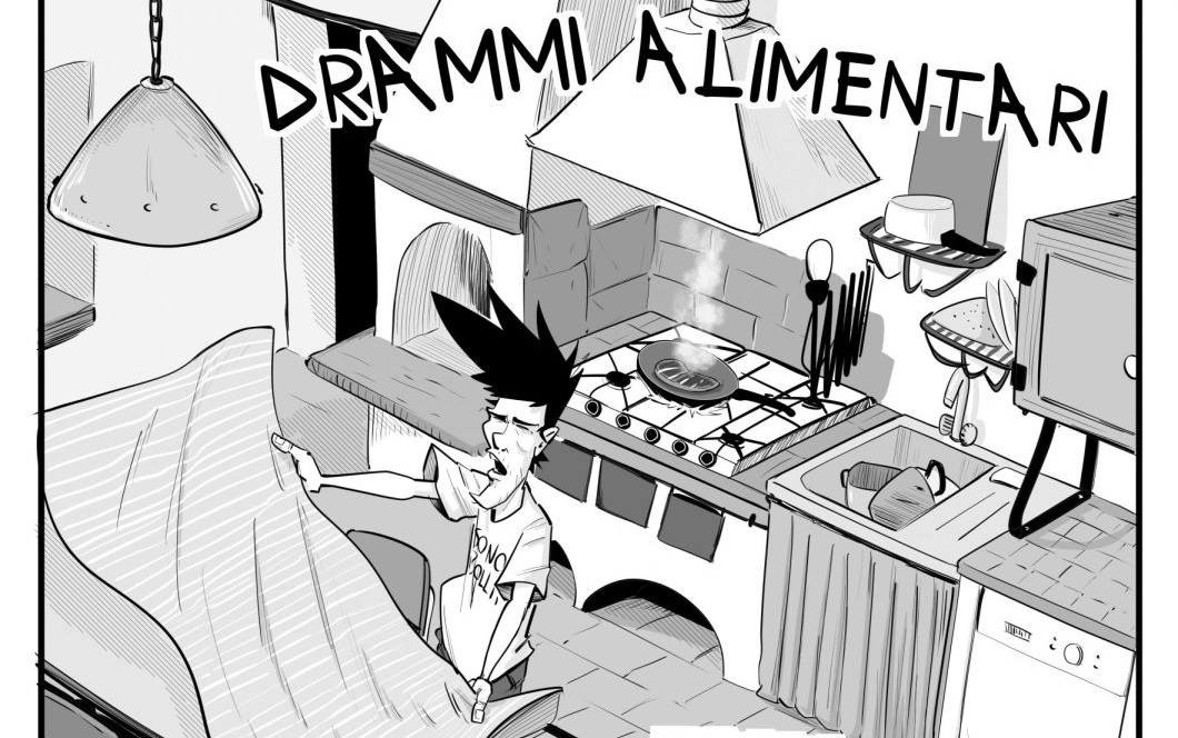 La nuova storia del fumettista Dinaz dal titolo Drammi Alimentari