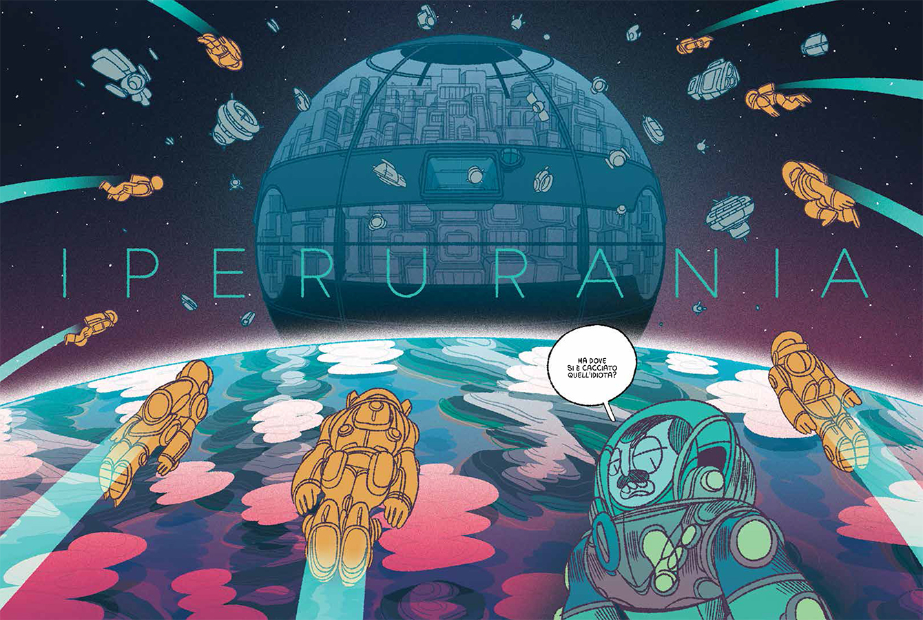 Iperurania la graphic novel fantascientifica di Francesco Guarnaccia