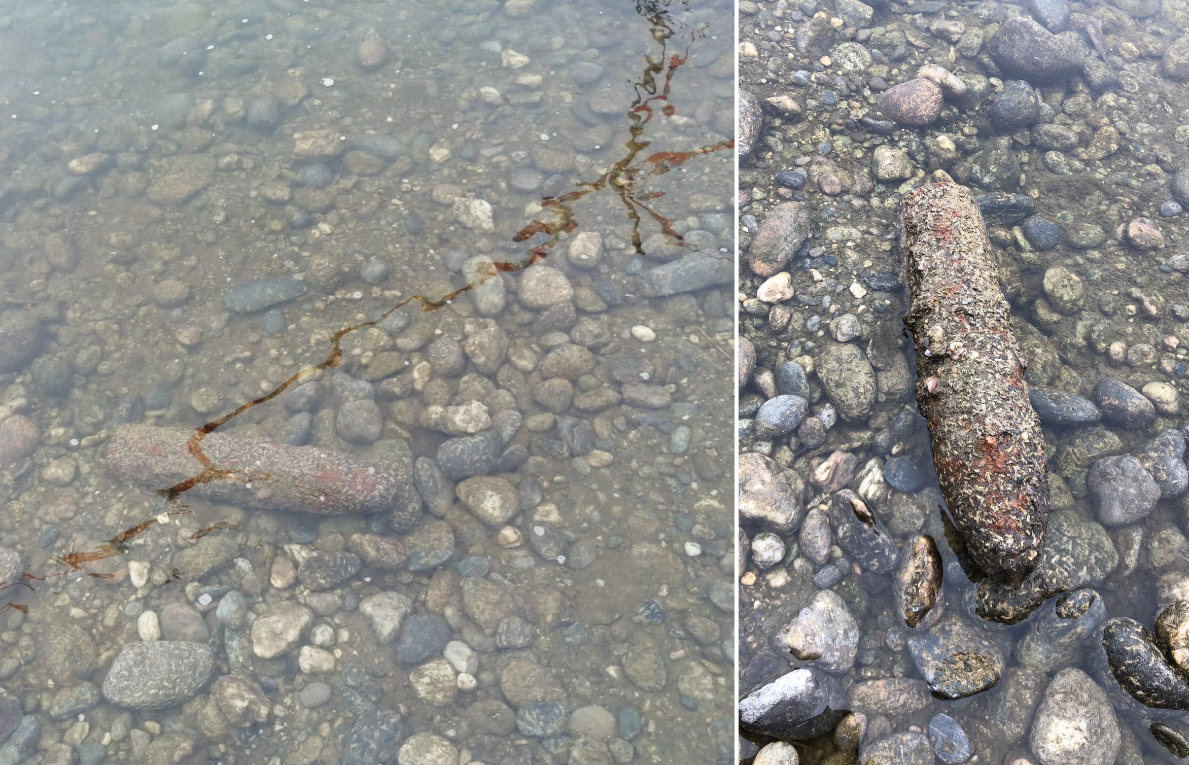 Ordigno bellico sul greto del Po nel territorio del Comune di Frassineto: la situazione