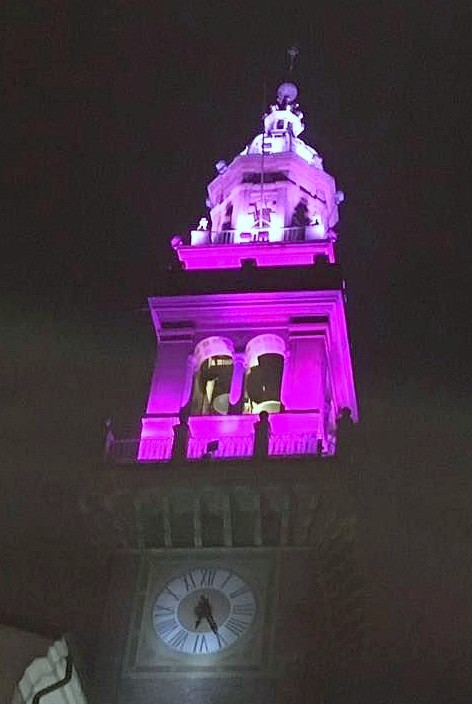 Il 2 giugno la Torre di Casale si colora di lilla contro i disturbi alimentari
