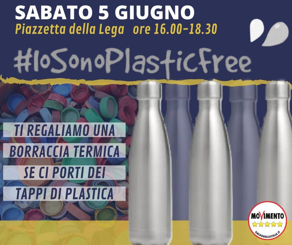 Giornata dell’Ambiente: sabato M5S Alessandria donerà ai ragazzi borracce ecologiche