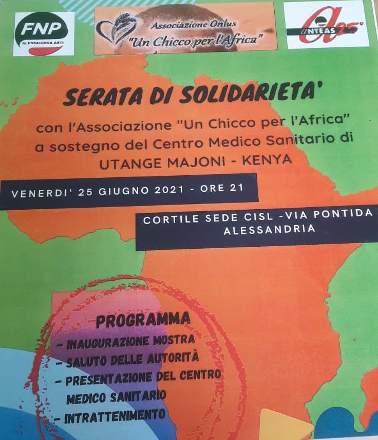 Una mostra per sostenere il centro medico di Utange Majoni in Kenya