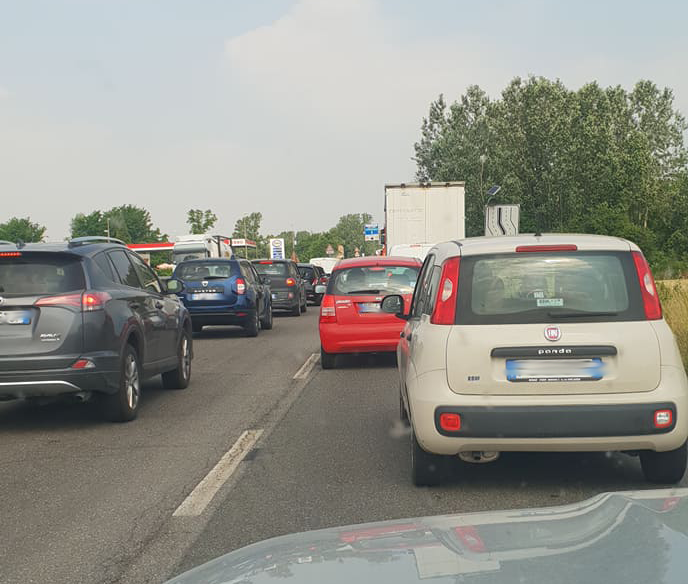 Incidente tra Spinetta e Alessandria: segnalate lunghe code