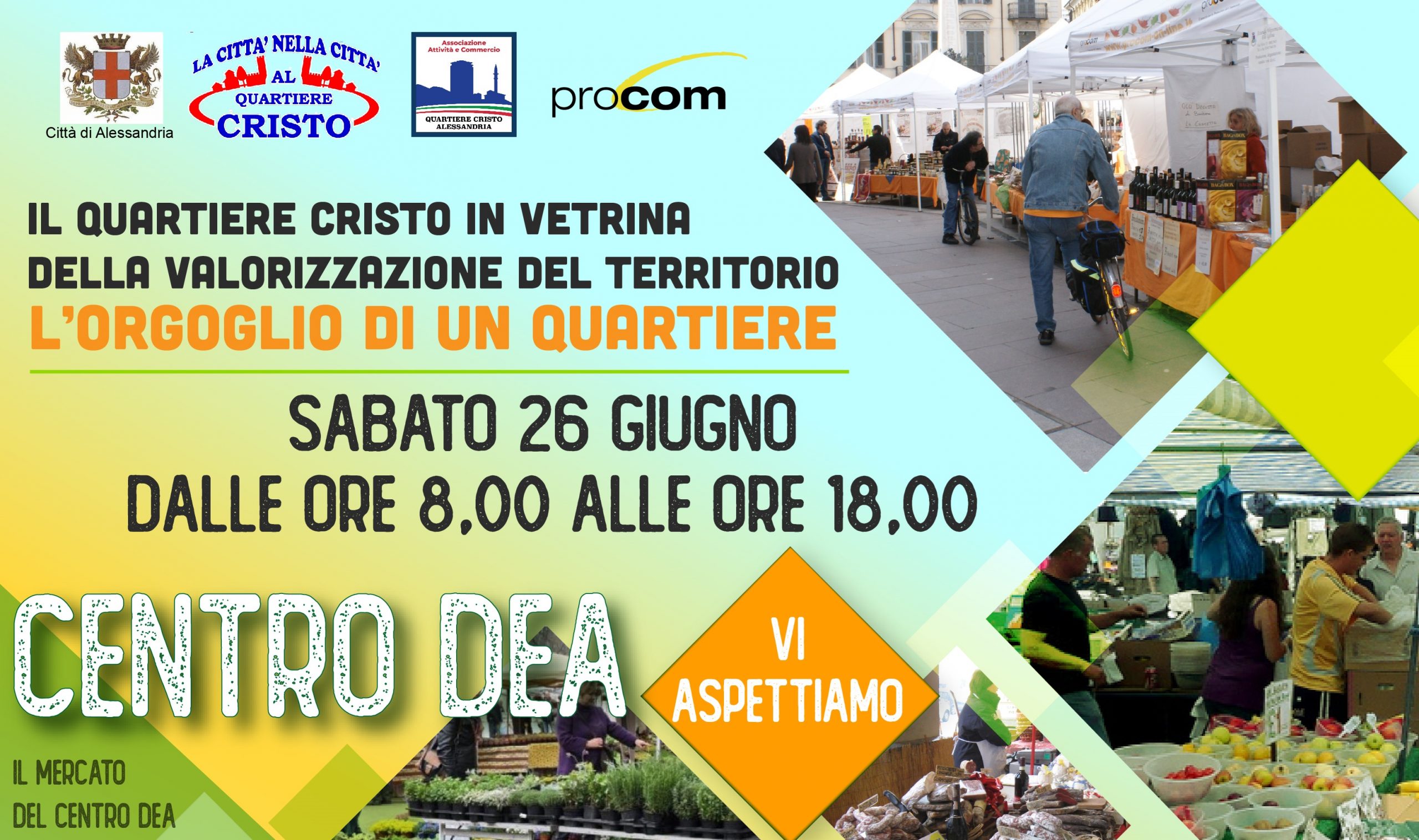 Al Centro Dea al quartiere Cristo 20 stand di articoli per la casa, alimentari e non solo