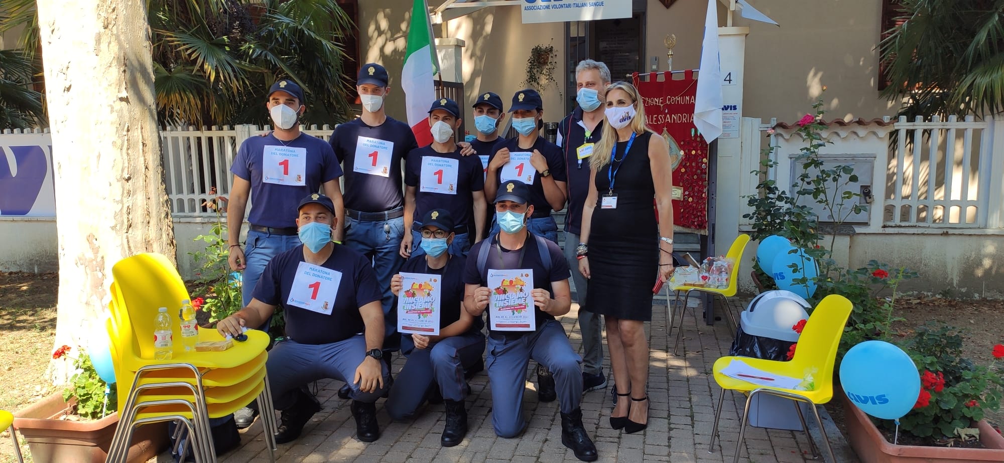 Gli allievi della Polizia di Stato in massa a donare il sangue all’Avis
