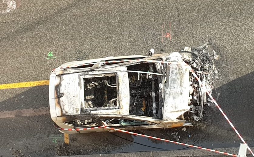 Incendio d’auto nella notte ad Alessandria in via Maggioli