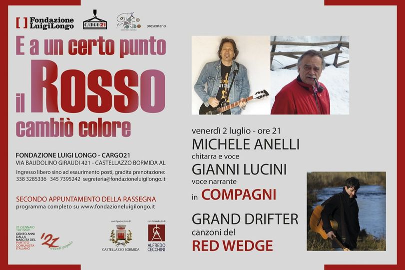A Castellazzo nuovo appuntamento con la rassegna “E a un certo punto il rosso cambiò colore”