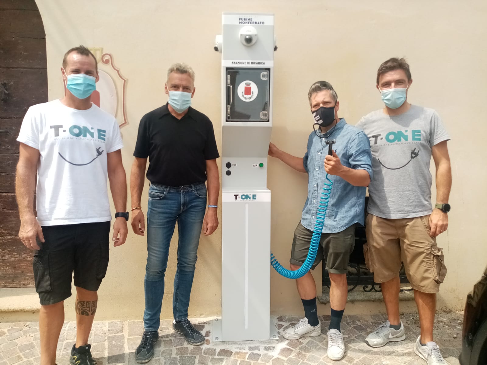 A Fubine due colonnine per la ricarica delle biciclette elettriche