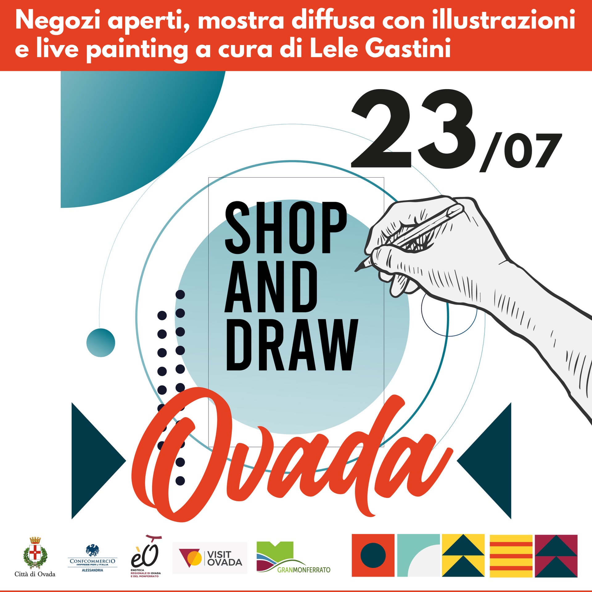 A Ovada una nuova serata tra illustrazioni, shopping e buon cibo