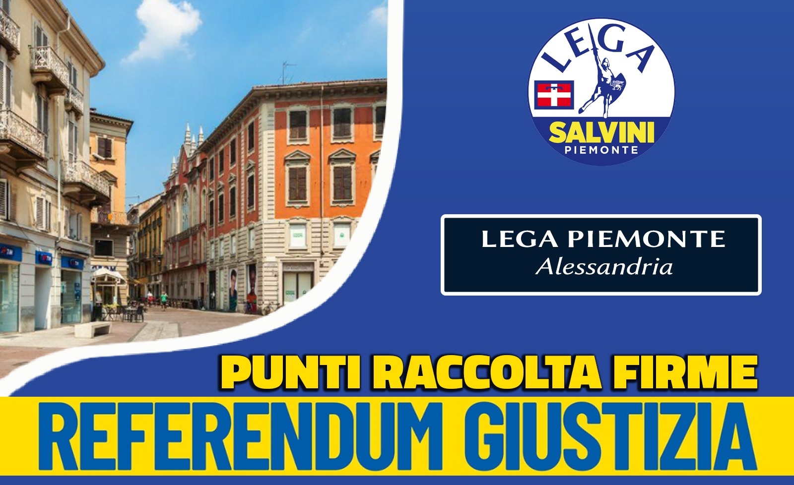 La Lega continua la raccolta firme per il referendum sulla Giustizia
