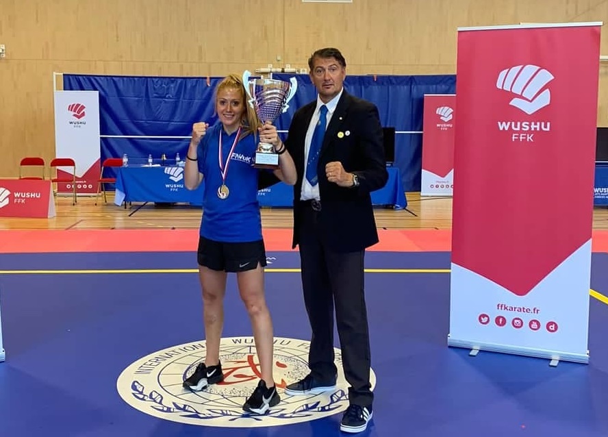 Accademia Wushu Sanda Alessandria: due ori per Sonia D’Agostino in maglia azzurra contro la Francia