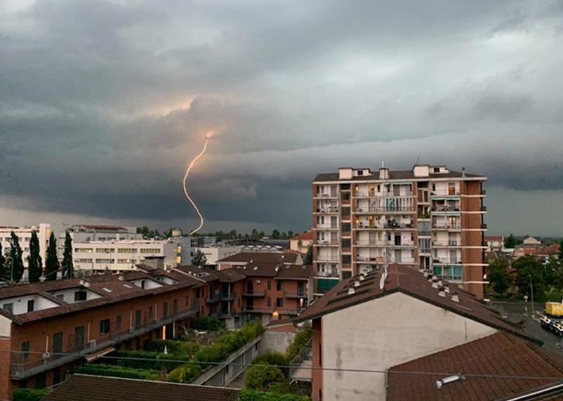 Allerta gialla per temporali su buona parte della regione
