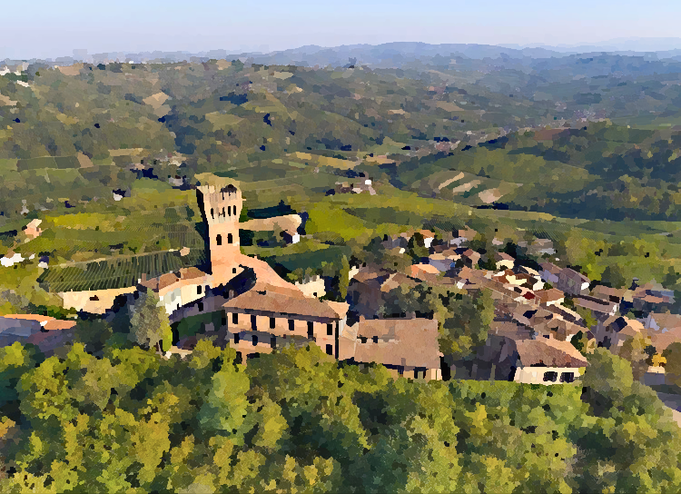 Calici di Stelle a Cigognola, ai piedi dello splendido Castello