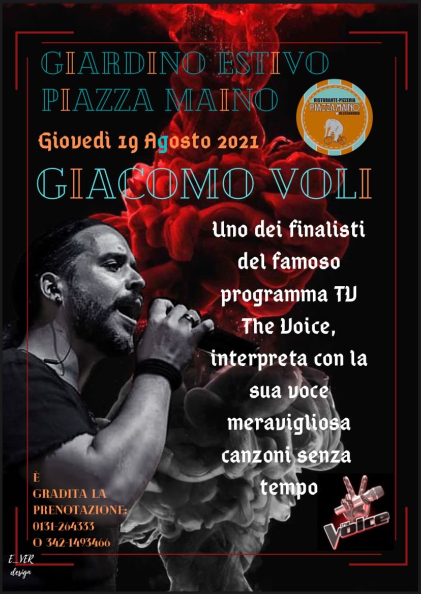 Dal programma Tv “The Voice” a Piazza Maino: serata da non perdere giovedì 19 agosto