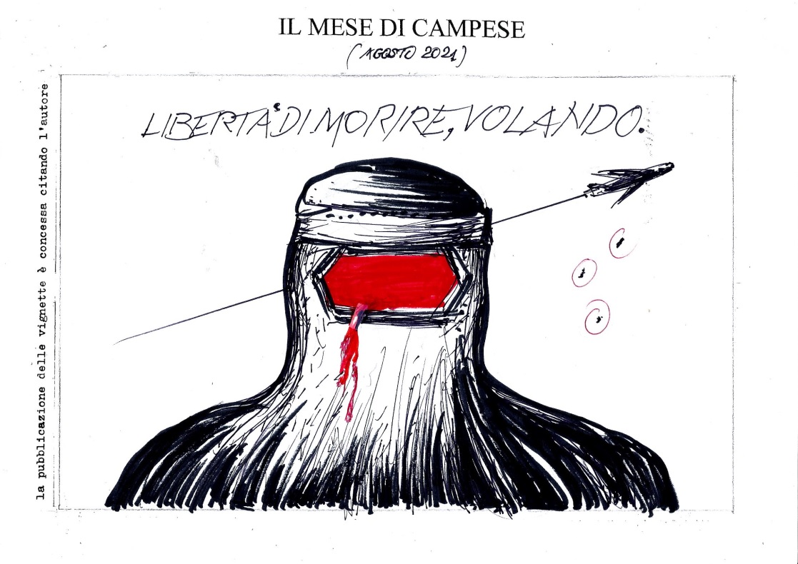 Le vignette di agosto firmate dall’artista Ezio Campese