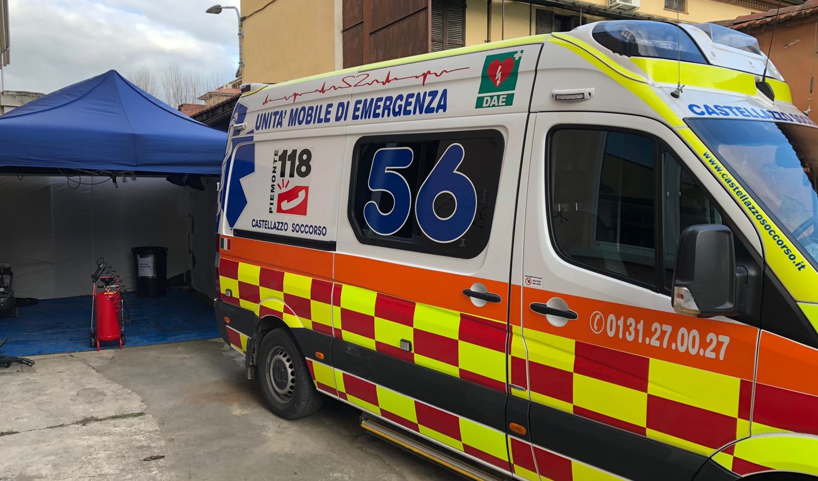 A Melazzo intervento di Castellazzo Soccorso insieme al 118 per trasportare una persona obesa