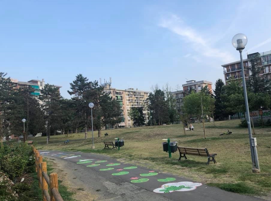 Davanti alla Scuola Morando un parco più colorato, Barosini: “Frutto di una triplice sinergia”
