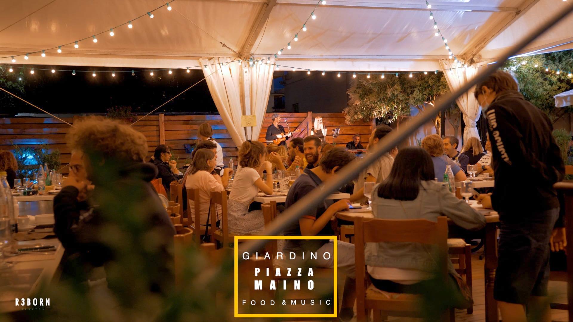 Musica live al Giardino Estivo del Ristorante Piazza Maino di Alessandria