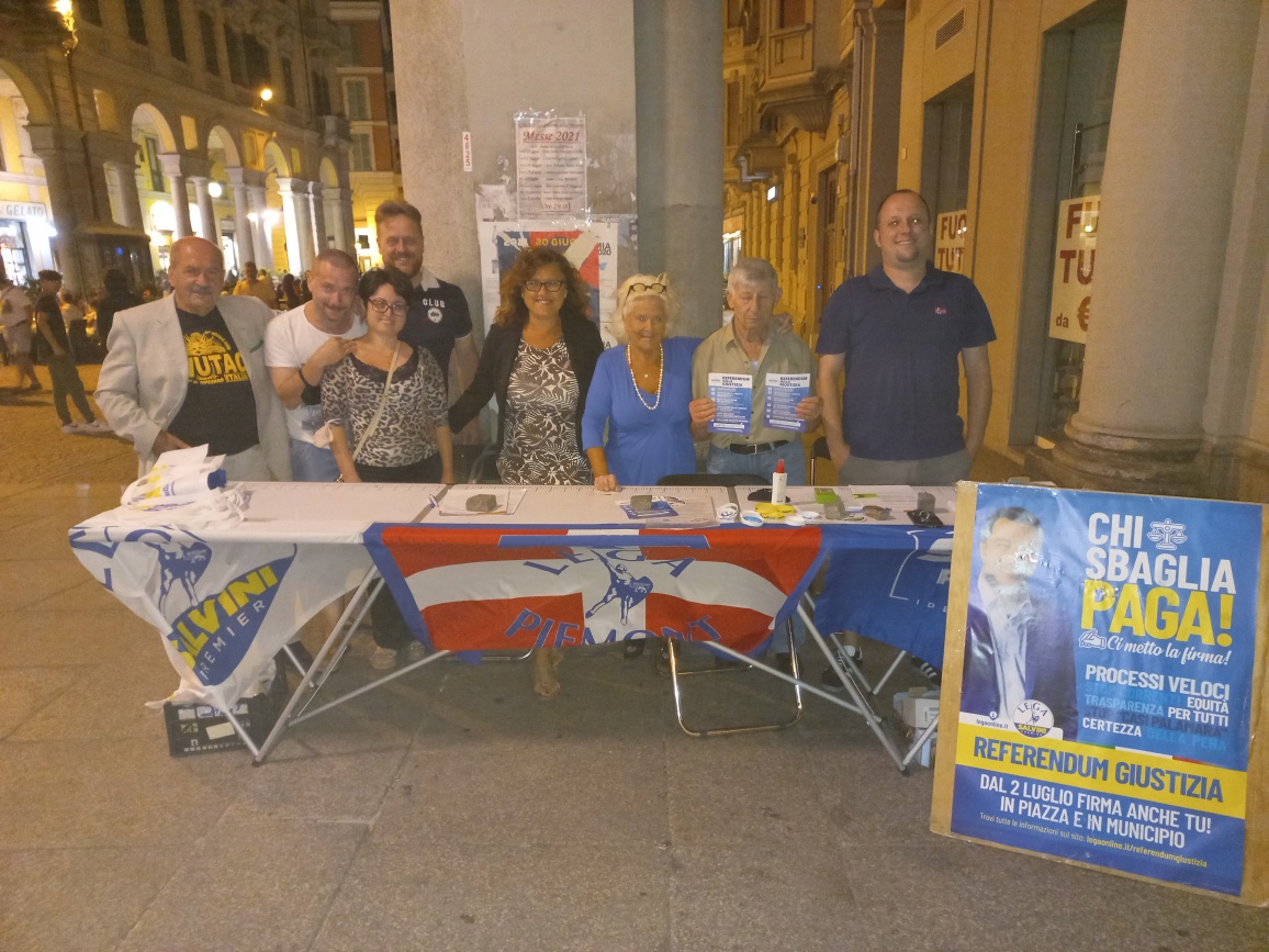 Lega: ecco date e orari per la raccolta firme per i referendum sulla Giustizia