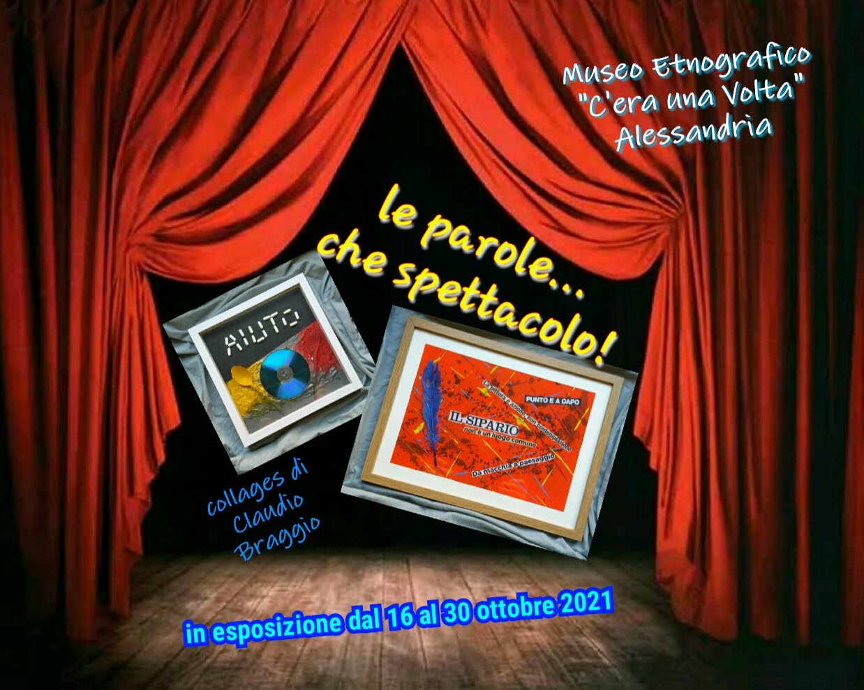 Dal 16 al 30 ottobre alla Gambarina la mostra “Le parole..che spettacolo!”