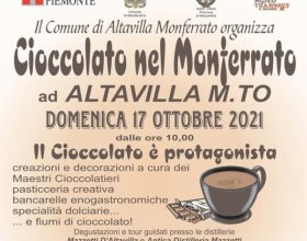 Domenica 17 ottobre il cioccolato è protagonista ad Altavilla Monferrato