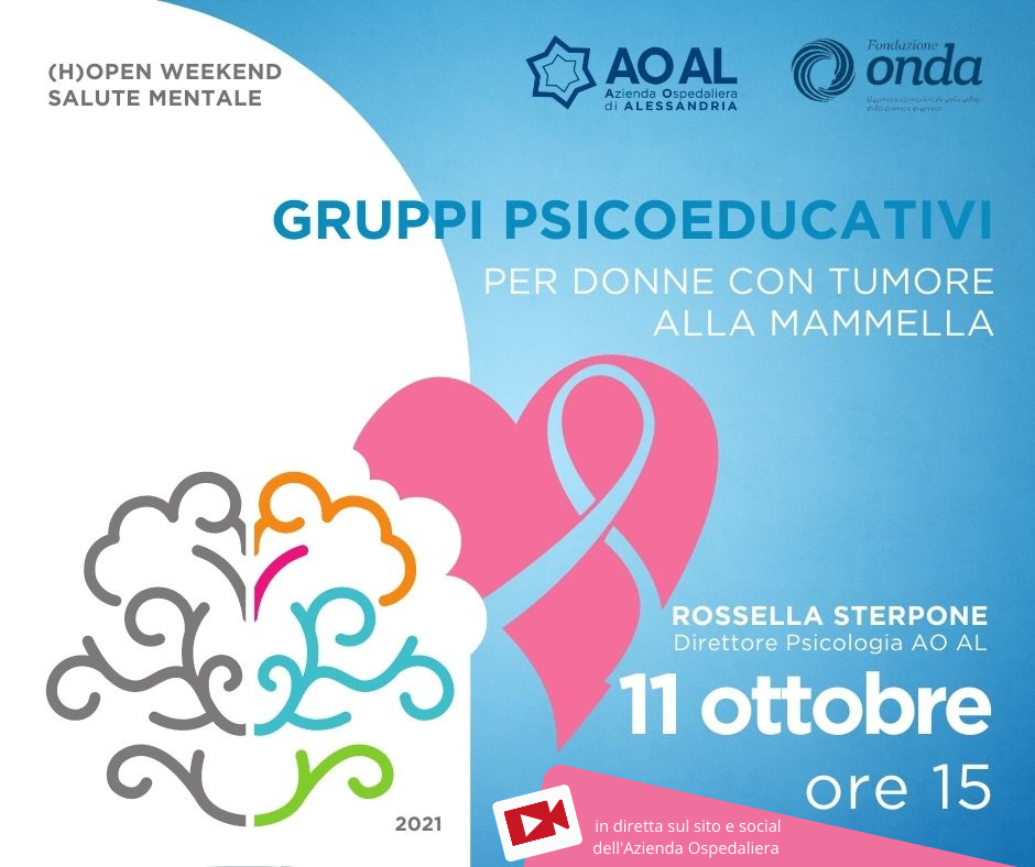 Tumori: incontro per presentare i gruppi psicoeducativi che aiutano ad affrontare la malattia