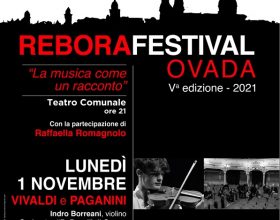 Rebora Festival: il 1°novembre la musica di Vivaldi e Paganini al Teatro Comunale di Ovada