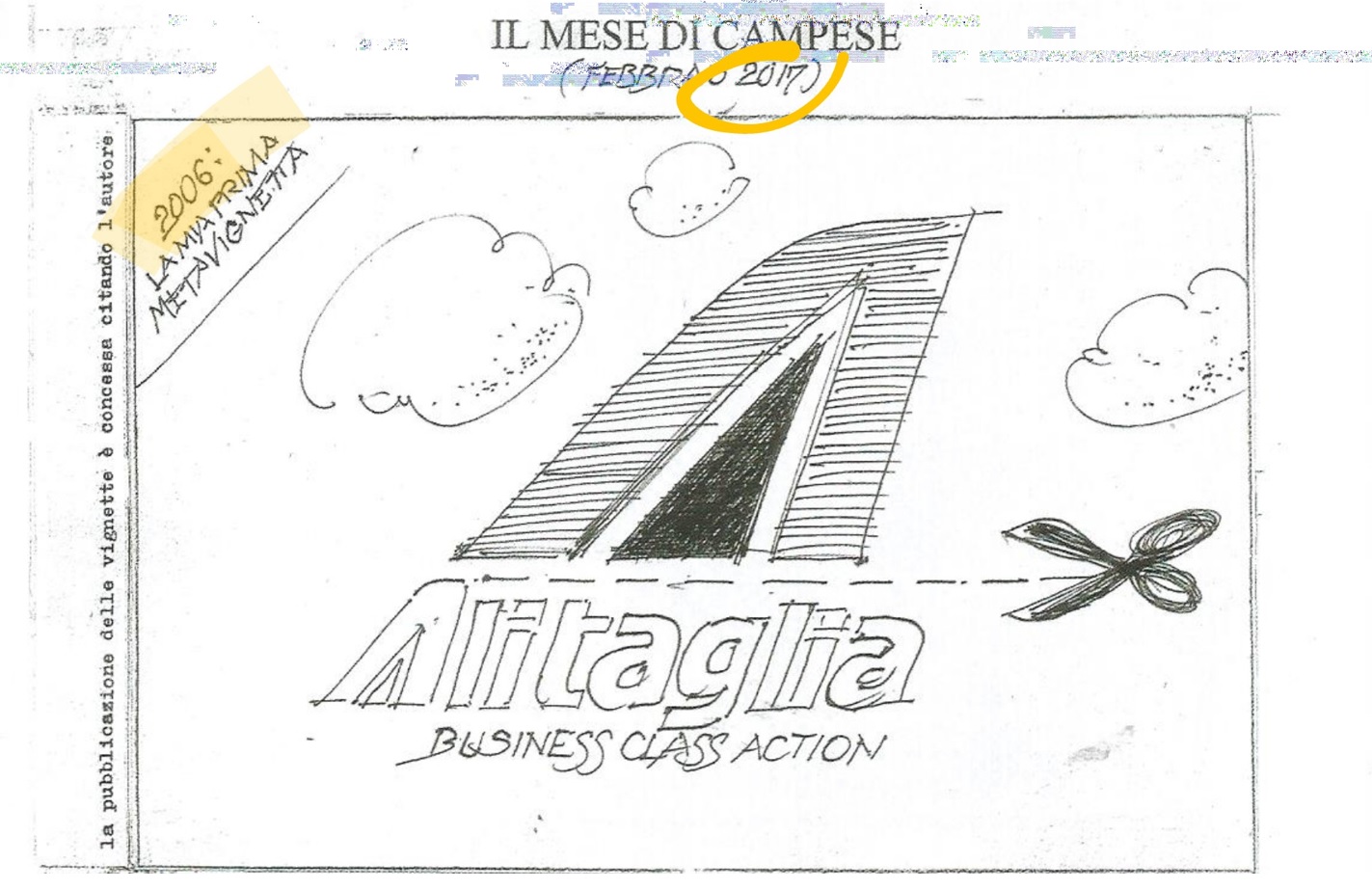 Le vignette di ottobre firmate dall’artista Ezio Campese