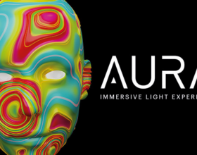 Aura The Immersive Light Experience alla Fabbrica del Vapore di Milano