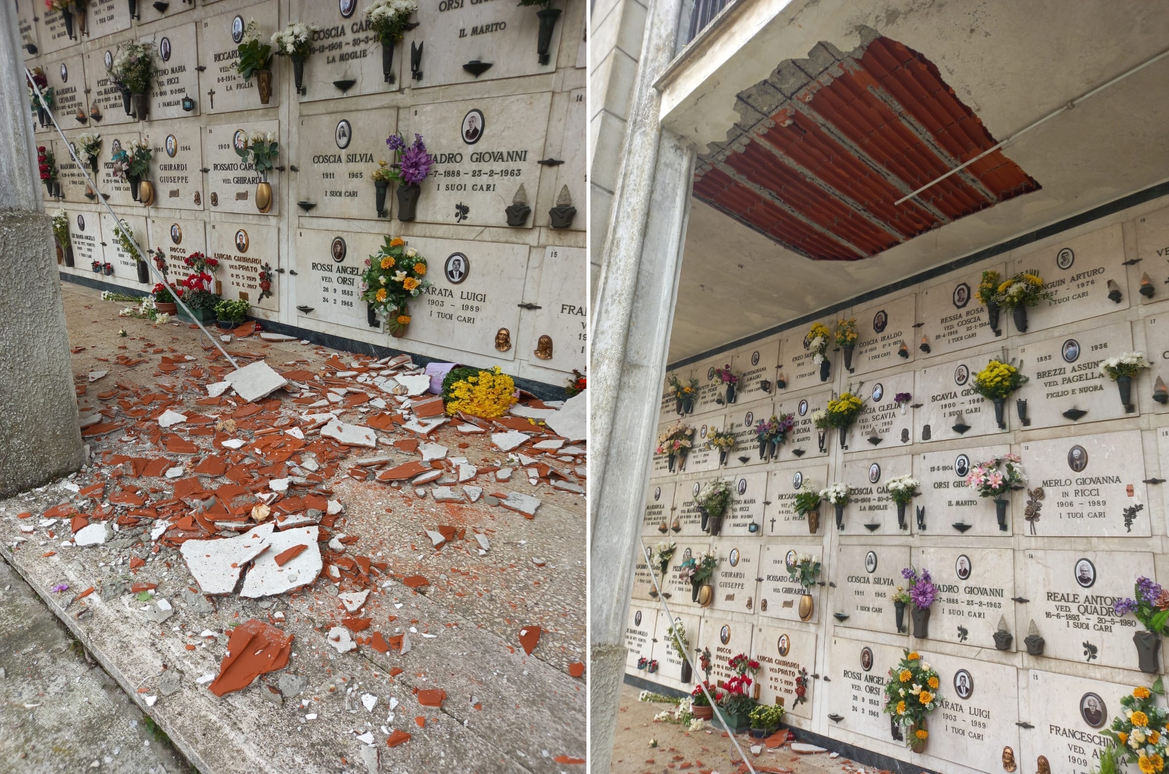 Crollo al cimitero di Castelceriolo. Barosini: “A dicembre consegna della gestione privata”