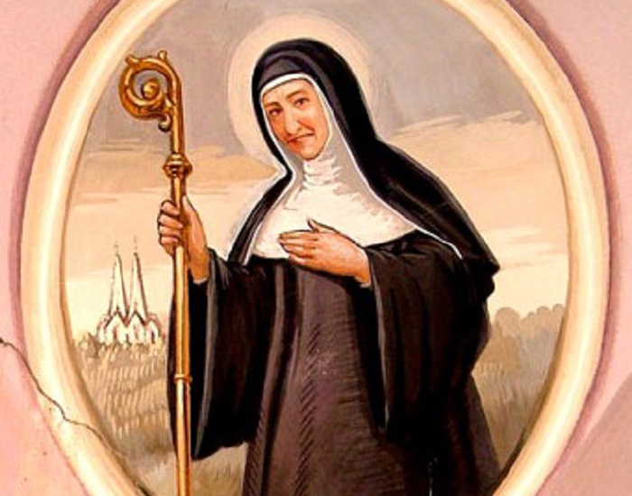 Il santo del giorno del 19 novembre è Santa Matilde di Hackeborn