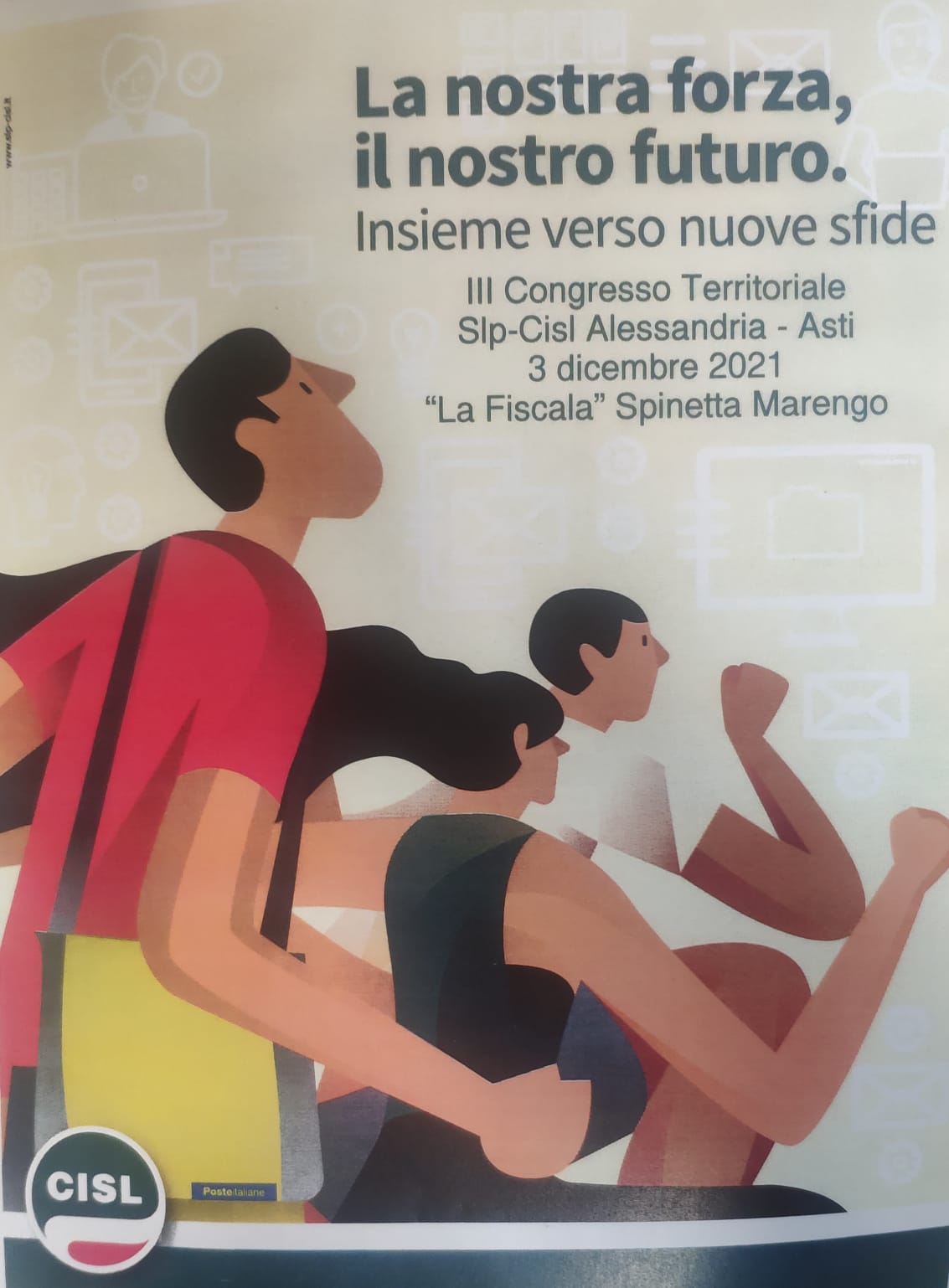 Venerdì il congresso territoriale Slp Cisl Alessandria-Asti