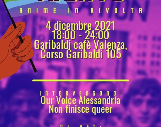 Il 4 dicembre a Valenza la serata “People ‘n’ rights” per i diritti della comunità LGBTQIA+