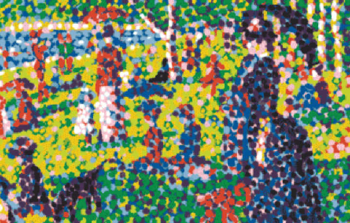Il doodle di Google per i 162 anni dalla nascita di Georges Seurat