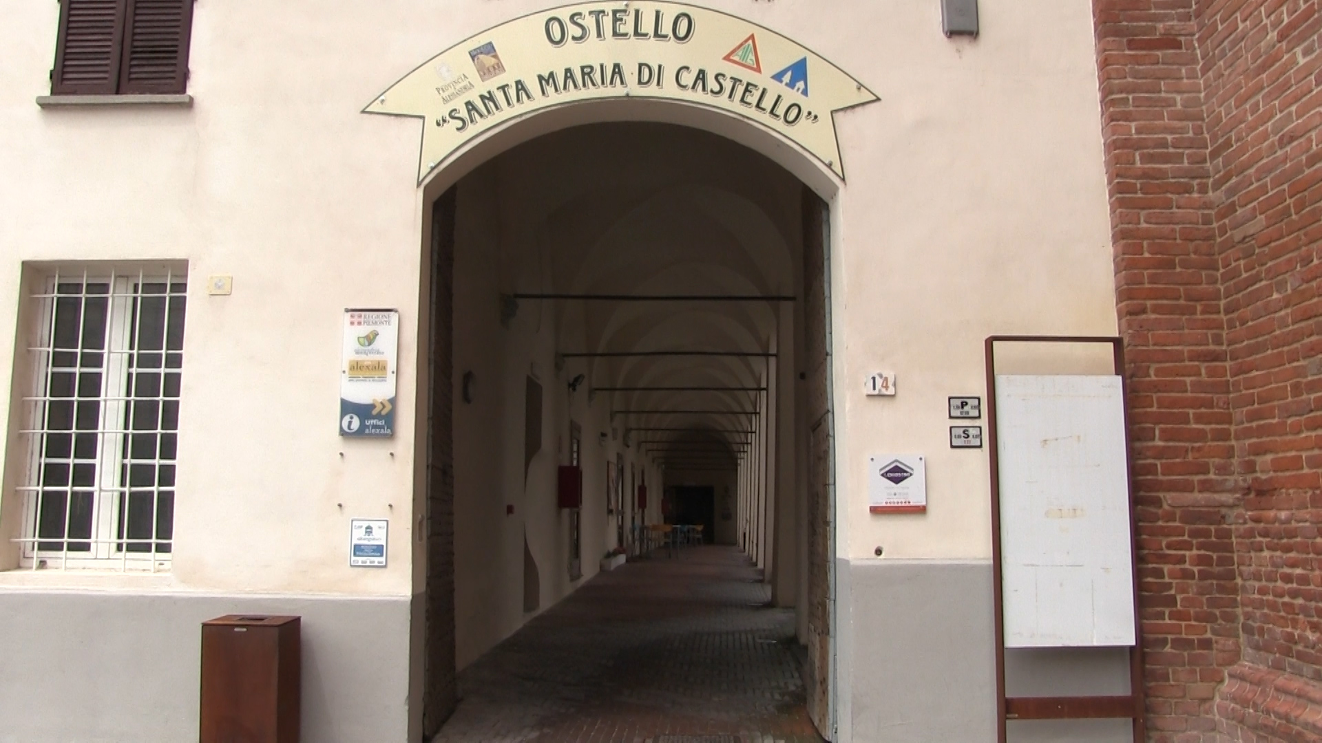 Ad Alessandria riapre un “Covid hotel” al Chiostro S. Maria di Castello: già arrivati i primi positivi