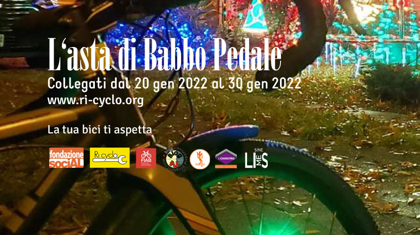 L’Asta di Babbo Pedale della ciclofficina Ri-cyclo