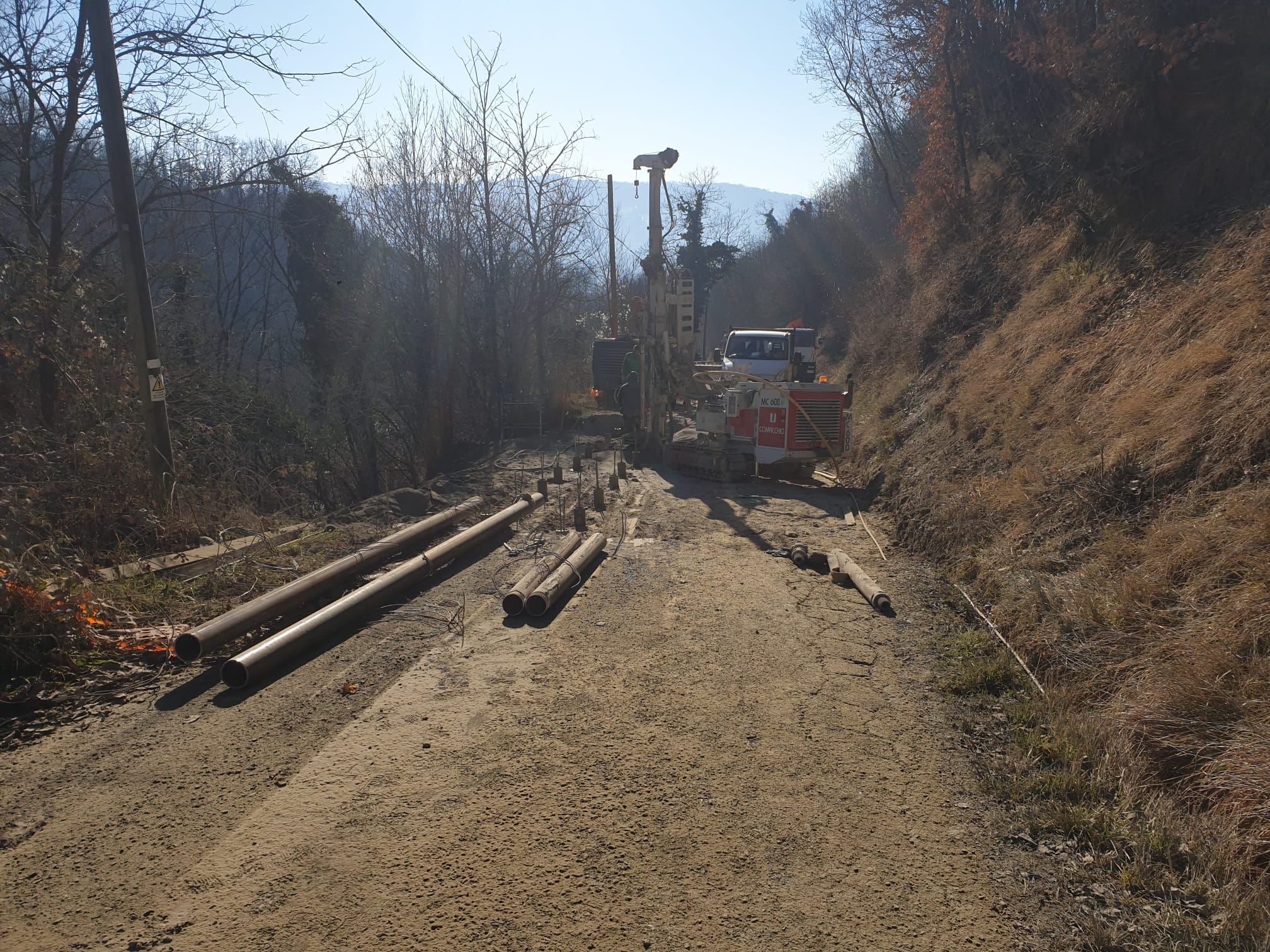 Al via i lavori per il ripristino e consolidamento strada Valle Benazzo
