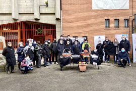 Derthona Basket al fianco della Mensa Solidale di Tortona: regalati i grembiuli ai volontari