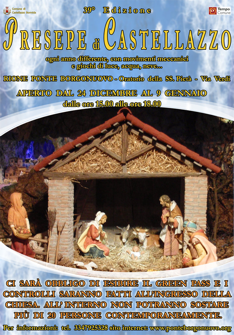 Fino al 9 gennaio a Castellazzo Bormida la magia del presepe meccanizzato