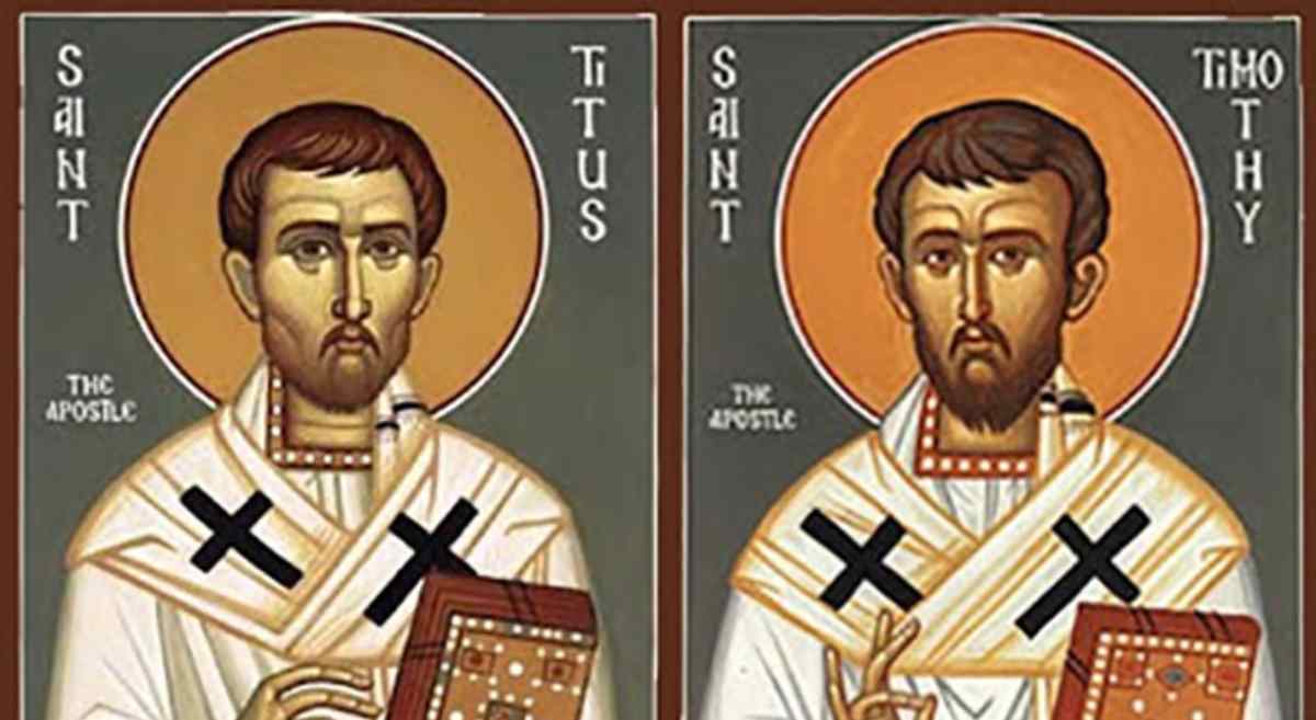 I santi del giorno del 26 gennaio sono San Timoteo e San Tito