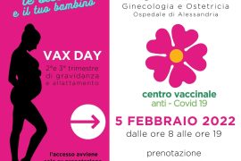 Il 5 febbraio ad Alessandria Vax Day per le donne in dolce attesa o in allattamento