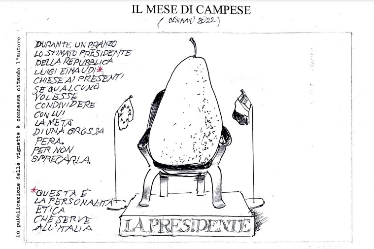 Le vignette di gennaio firmate dall’artista Ezio Campese