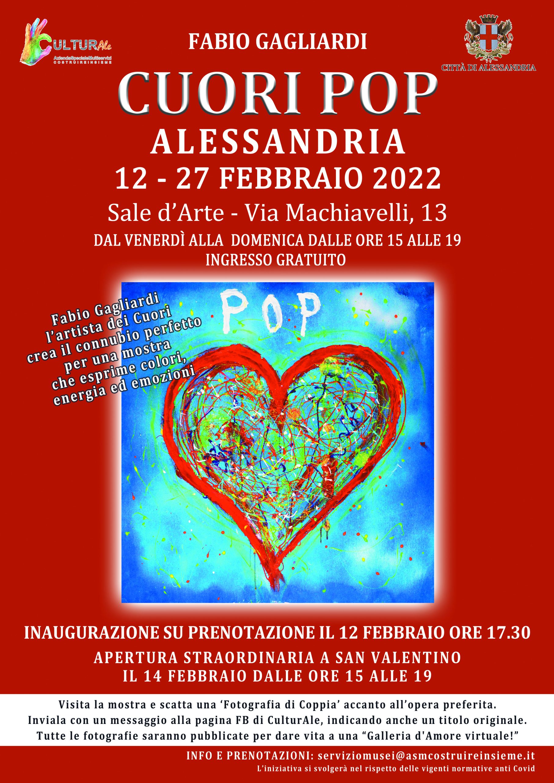 Cuori Pop aperta anche a San Valentino con un dolce regalo ai visitatori