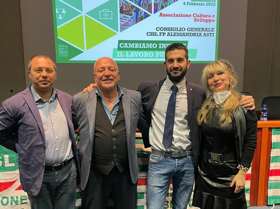 Cisl Funzione Pubblica Alessandria-Asti: Alessandro Delfino nuovo segretario generale