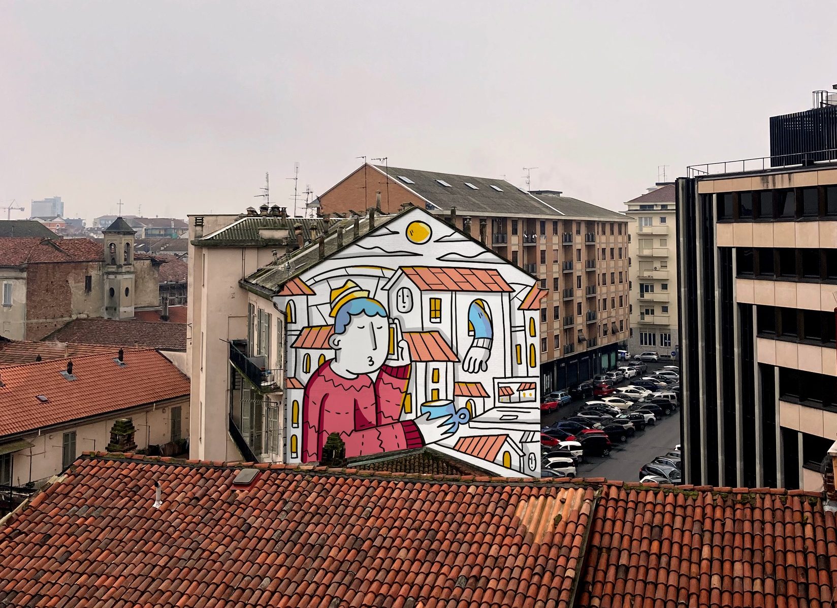 Quel muro è una tela perfetta per un murale: l’idea di Gastini per una città più colorata