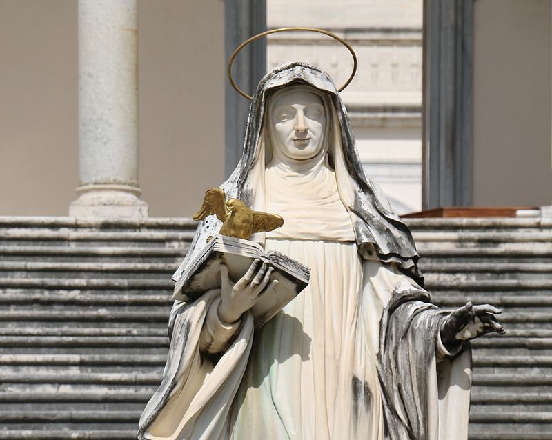 Il santo del giorno del 10 febbraio è Santa Scolastica da Norcia