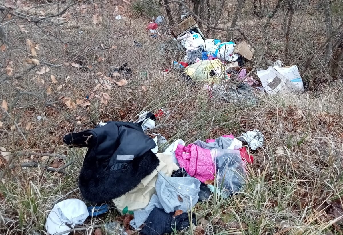 Lo sfogo del sindaco di Pareto dopo la discarica abusiva in un bosco: “Colpa di idioti di una bassezza tremenda”